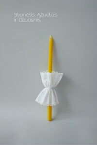 Krikšto žvakė su įdėklu