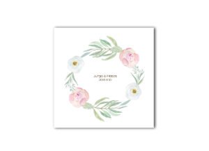 hug a book svečių piršto antspaudų vainikas