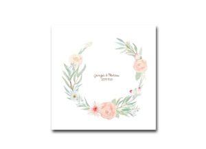 hug a book svečių piršto antspaudų vainikas